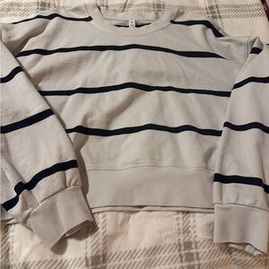 lululemon athletica  Striped Sweatshirt